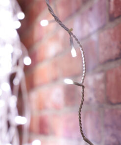 Alternative view of Christmas Concepts® 360 11.8m/39ft White LED Snowing Icicle Lights with Speed Controller - Christmas Outdoor Lighting - Energy Efficient A++