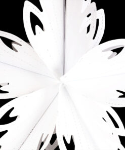 Alternative view of Christmas Concepts® 16” (1.3ft) Large Foil 3D Star Hanging Decoration – Christmas Trimming (White)