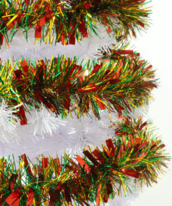 Alternative view of Christmas Concepts® 2 Metre Chunky/Fine Christmas Tinsel - Christmas Decoration Tinsel (Red/Green/Gold)