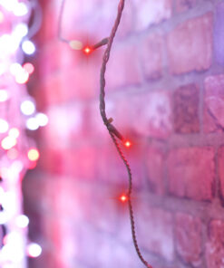 Alternative view of Christmas Concepts® 360 11.8m/39ft Red/White LED Snowing Icicle Lights with Speed Controller - Christmas Outdoor Lighting - Energy Efficient A++