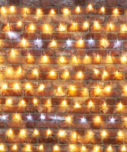 Alternative view of Christmas Concepts® 180 LED Warm White & White Twinkle Effect Net Lights – 1.8 x 1.2m Christmas Lights – Energy Efficient A++ - Indoor/Outdoor Decorations