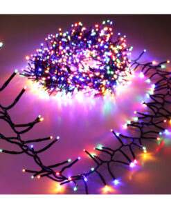 Christmas Concepts® 1000 12M/40FT Multi Colour LED Cluster Lights with 8 Function Controller - Indoor/Outdoor - Energy Efficient A++ - Christmas Lights