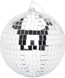 Christmas Concepts® 150mm (6") Giant Silver Mirror Disco Ball Bauble - Christmas Tree Hanging Decorations