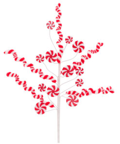 Christmas Concepts® 40cm (16") Red & White Lollipop Christmas Tree Pick