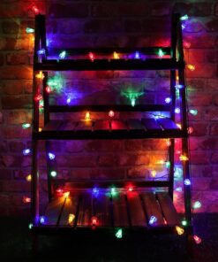 Alternative view of Christmas Concepts® 300 30m/98ft Retro Multi Coloured LED Petal Lights with 8 Function Controller – Indoor/Outdoor – Energy Efficient A++ - Christmas Lights [Energy Class A]