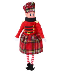 Toyland® Scotland Novelty Elf Fancy Dress Outfit - Clothing Accessories for Christmas Elves and Dolls (Scottish Outfit)